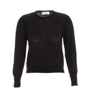 Black sweater in mohair wool - Knitwear