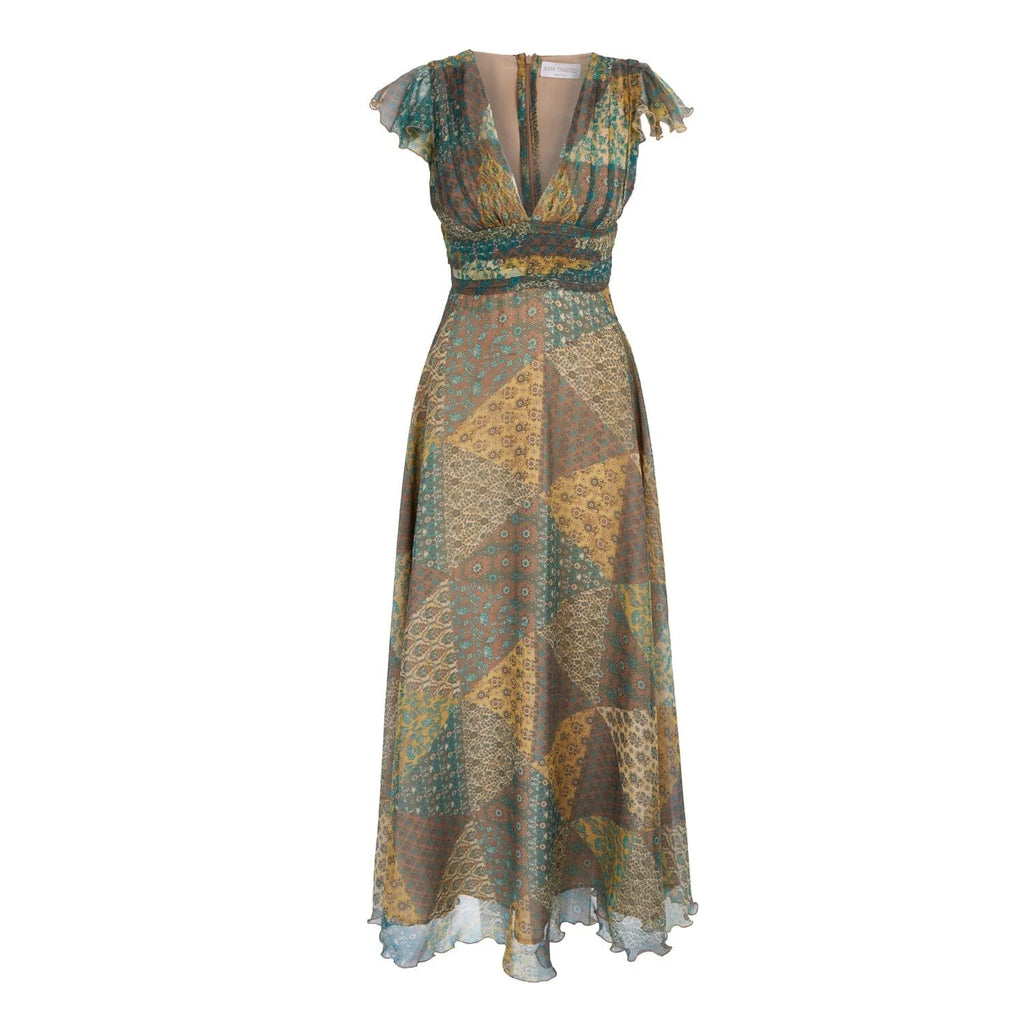 Crepon Silk Dress - Dress