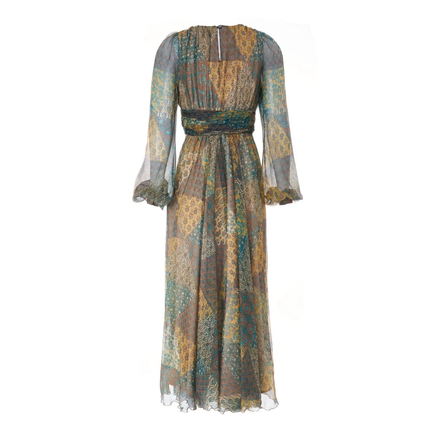 Floral fantasy silk dress - Dress