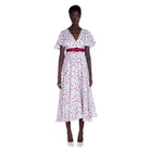 Floral print linen dress - Dress