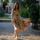 Garden Treasure Silk Dress - Dress