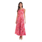 Garnet Floral Gown - Dress
