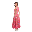 Garnet Floral Gown - Dress