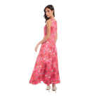 Garnet Floral Gown - Dress