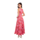 Garnet Floral Gown - Dress