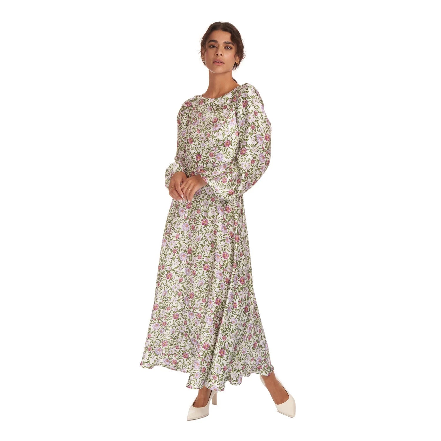 Graceful Peony Garden Dress - Dress
