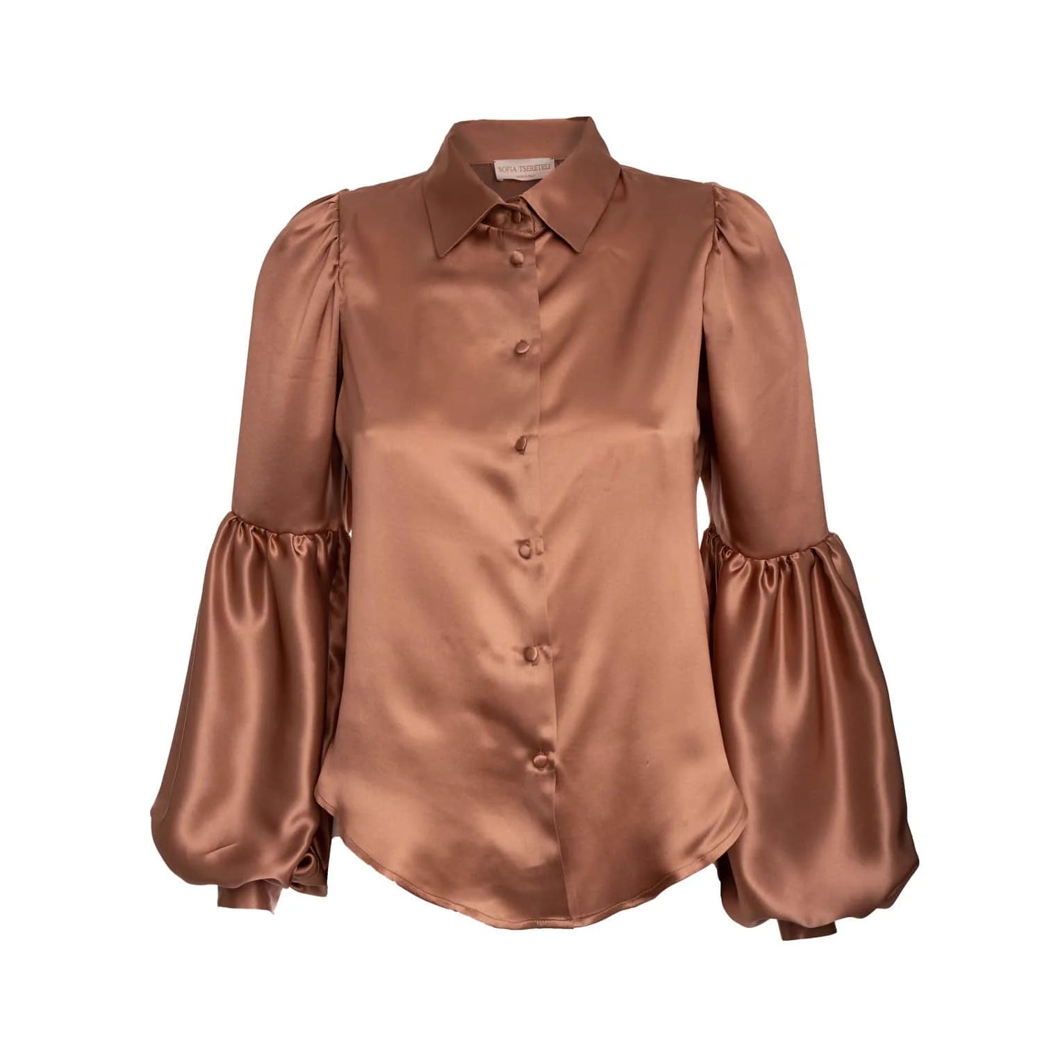 Hazelnut coloured blouse - Blouse