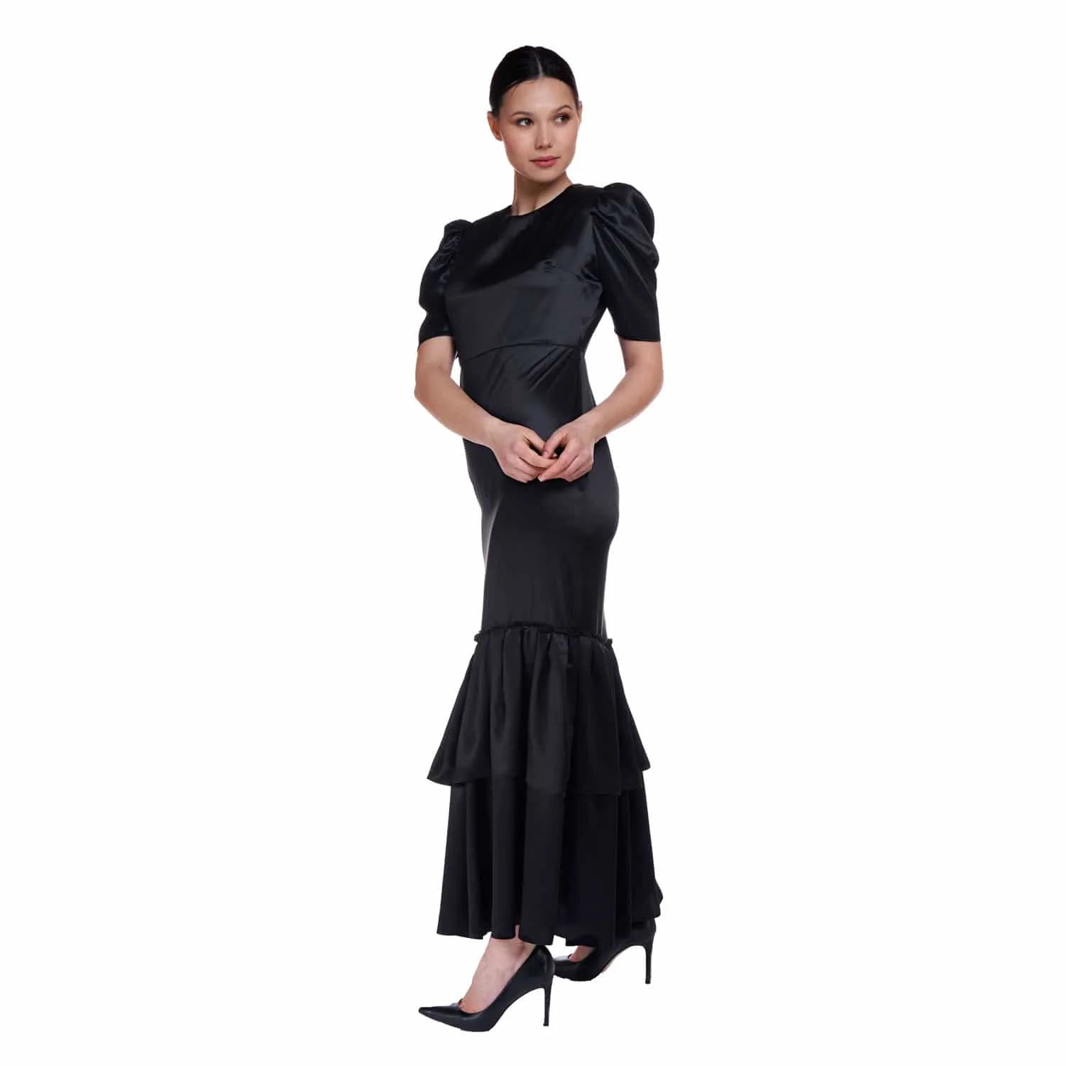 “ LADY SOFIA” dress in black silk