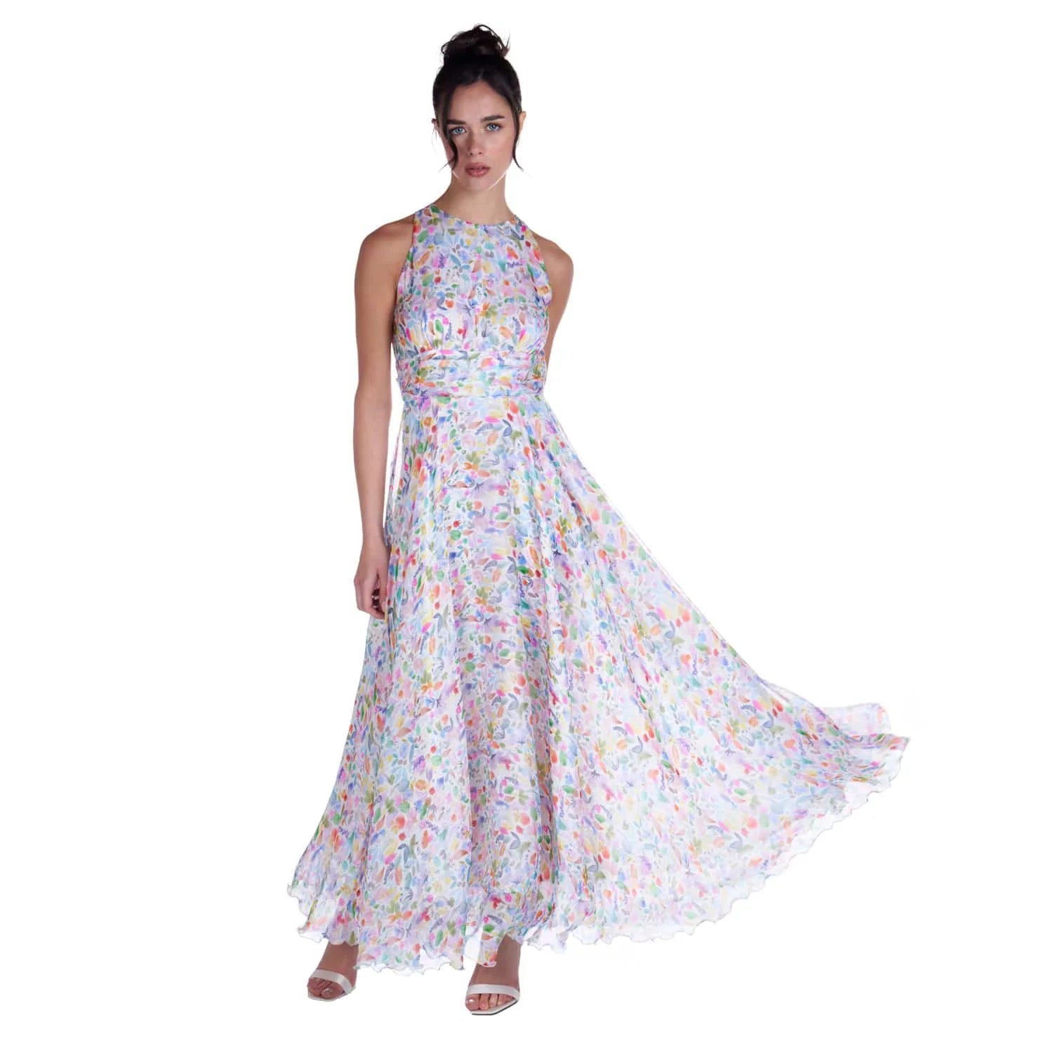 Long chiffon dress - Dress