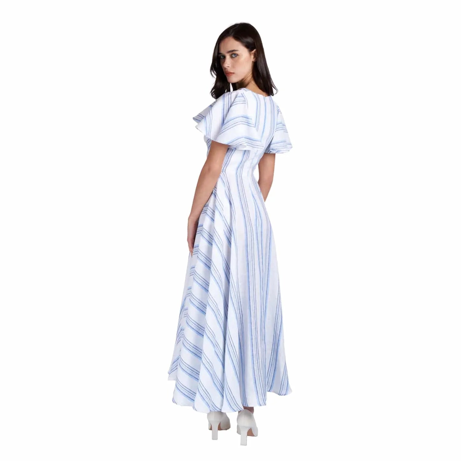 Long Linen Dress - Dress