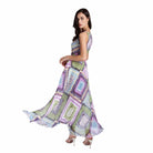 Multi - color Silk Dress