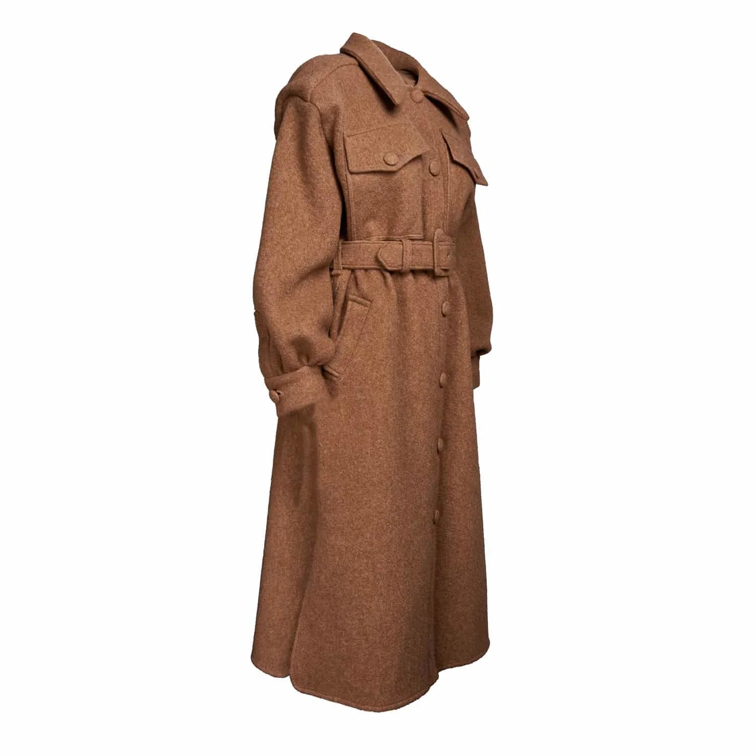 Oversize Coat In Virgin Wool - Coat