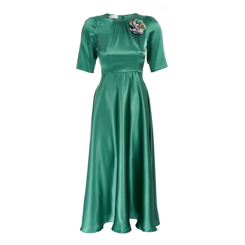 Royal Satin Gown - Dress