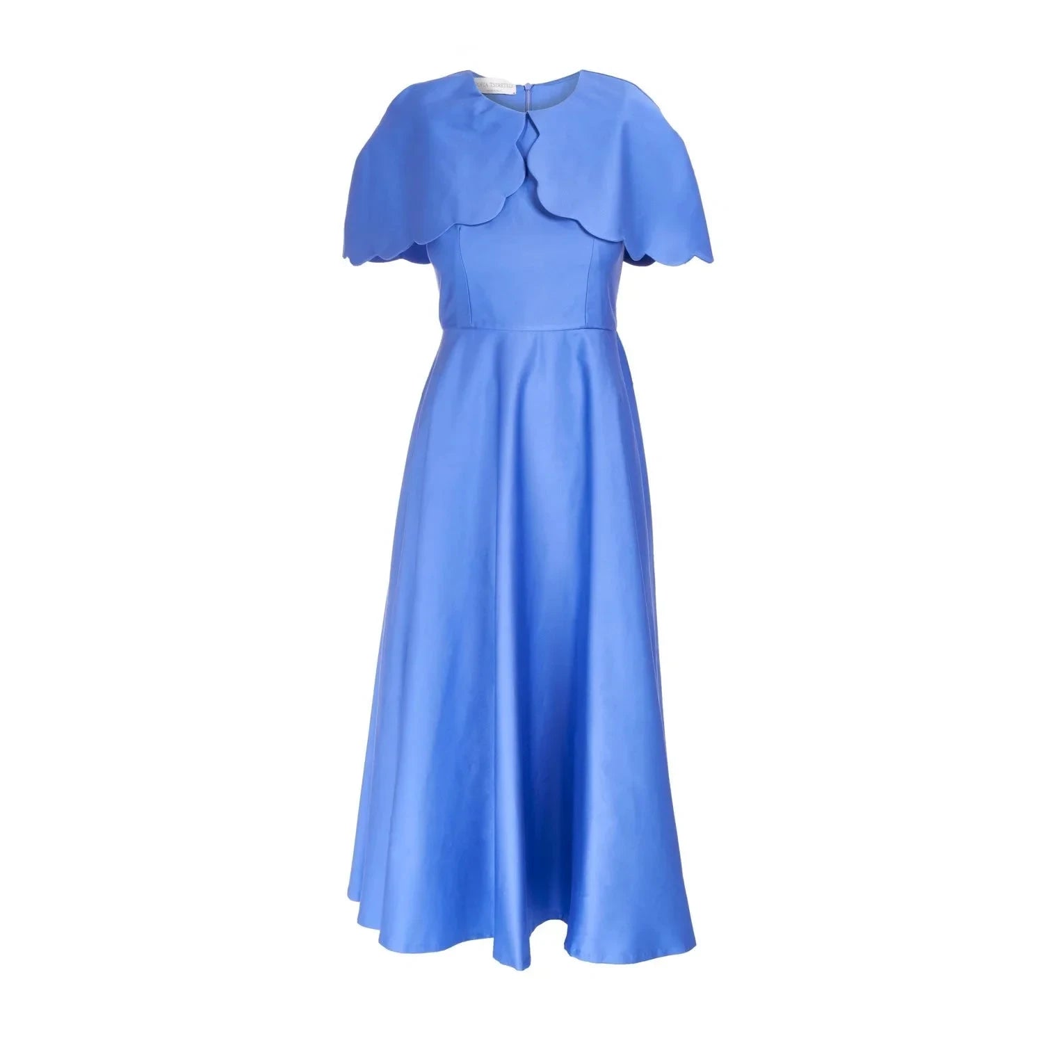 Satin Capelet Dress - Dress