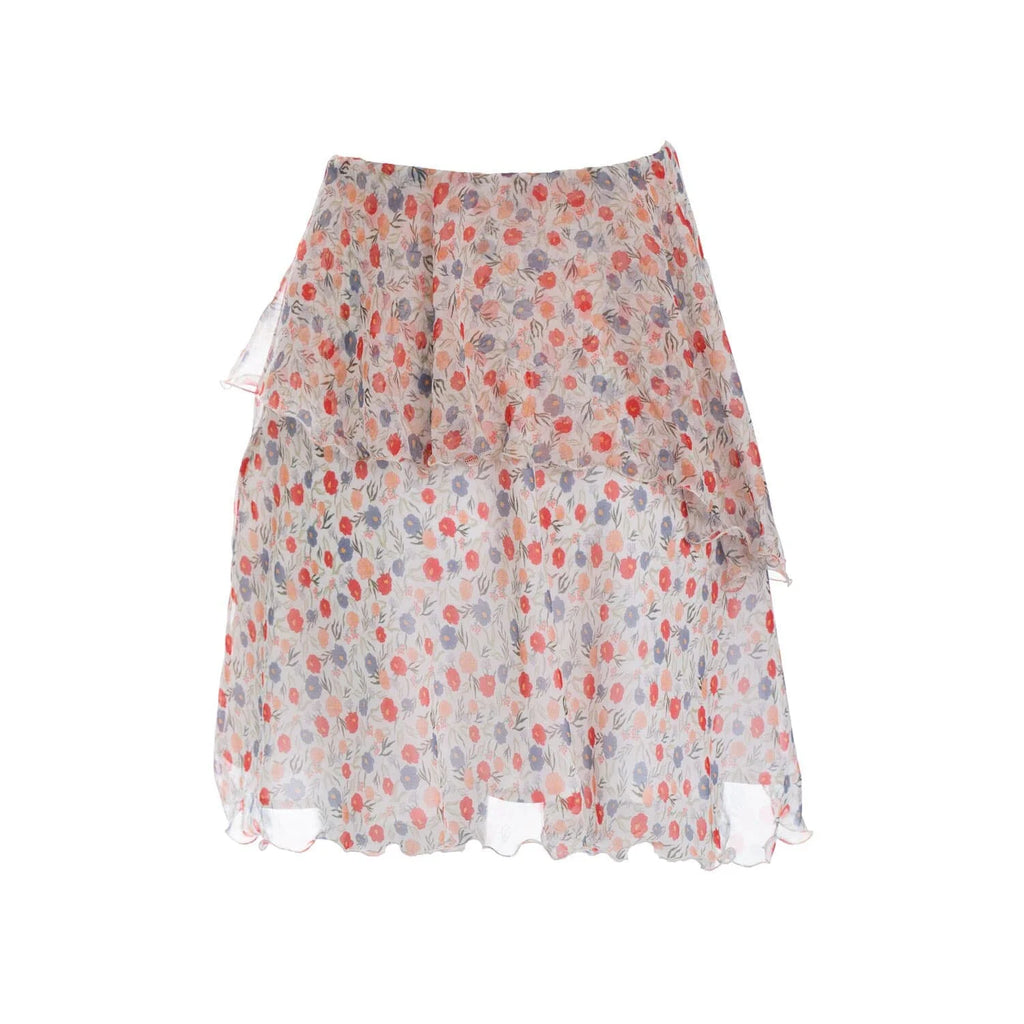 Short skirt with jabot Grace - Skirt