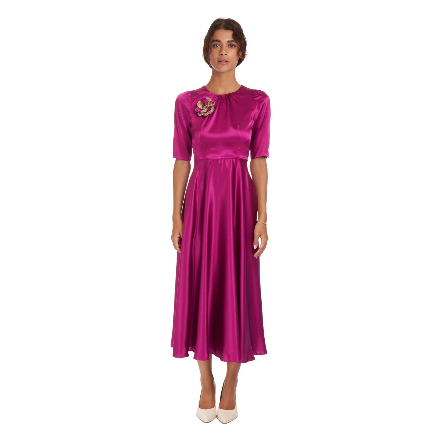 Silk Satin Gown - Dress