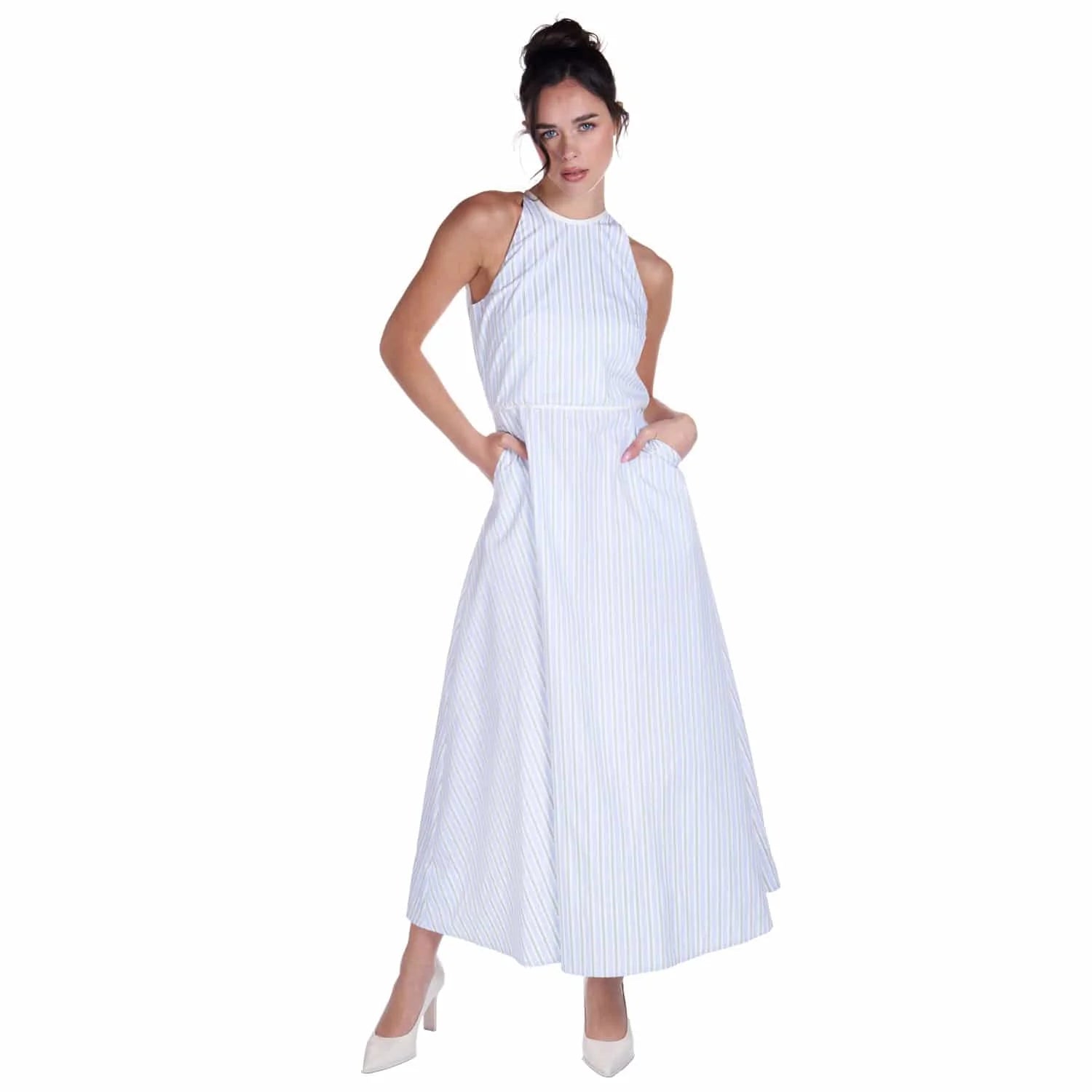 Striped cotton dress - Dress
