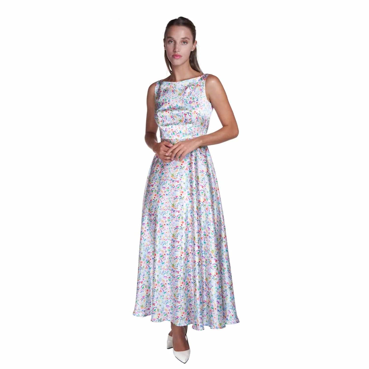 Watercolor Evening Gown - Dress